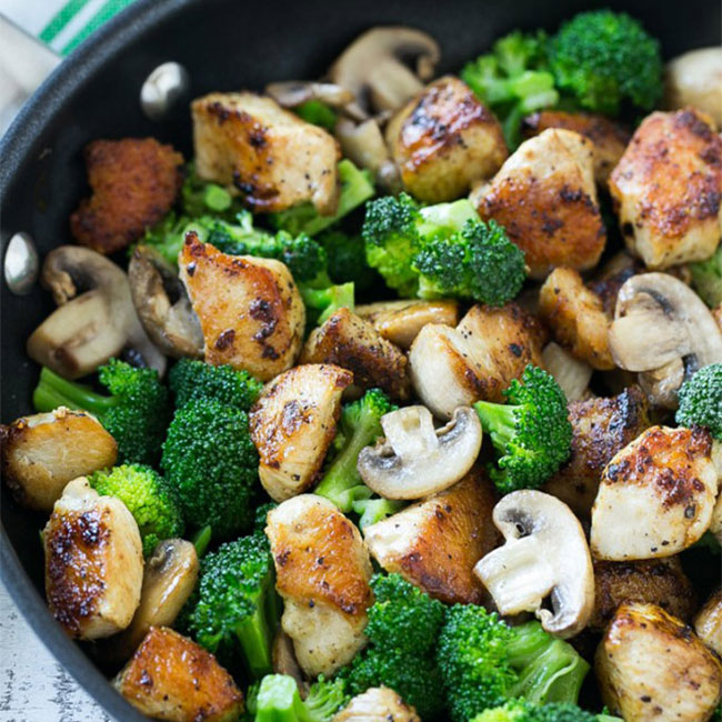 طرز تهیه غذای رژیمی با قارچ