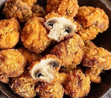 قارچ سوخاری و رستورانی