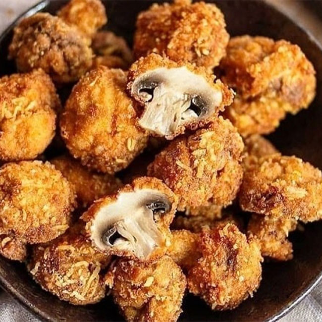 قارچ سوخاری و رستورانی