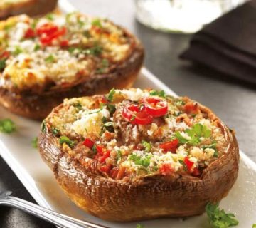 روش پخت قارچ شکم پر بسیار عالی